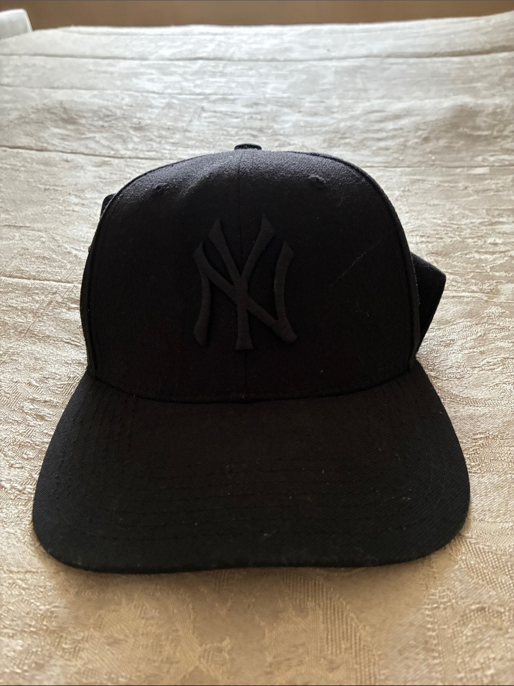 Black New York Logo Baseball Cap